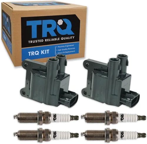 Vista 51 de TRQ Kit de bobina de encendido y bujía Iridium 12 piezas compatible con Ford Explorer 2020-2021 Police Interceptor Utility Lincoln Aviator con V6