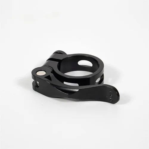 Vista 5 de Abrazadera de poste de asiento de bicicleta, 2 abrazaderas para tija de sillín de bicicleta, perno de abrazadera de liberación rápida para bicicleta