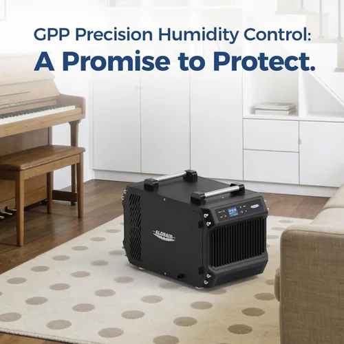 Vista 2 de ALORAIR - Deshumidificador de 145 pintas para espacios de arrastre con bomba y manguera de drenaje, descongelamiento automático para espacios