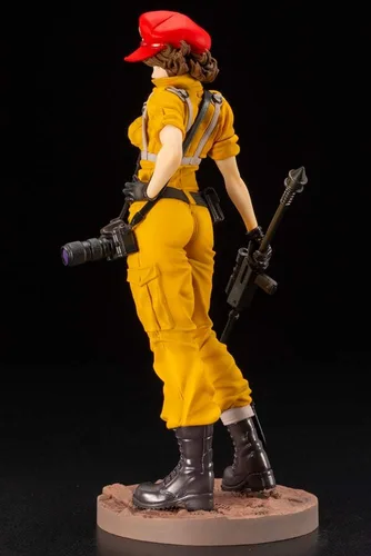 Vista 12 de Kotobukiya GI Joe: Lady Jaye (versión Canary Ann) Bishoujo, multicolor