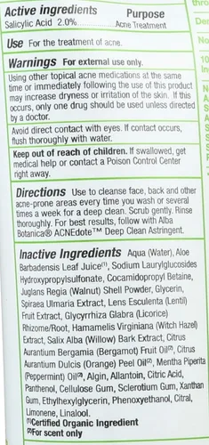 Vista 4 de Cuidado de la piel Alba Botanica ACNEdote, 8 onzas, Default