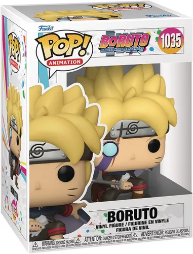 Vista 2 de POP Boruto: Naruto The Next Generation - Figura de vinilo de Boruto con marcas de Funko (paquete con funda protectora de caja compatible)