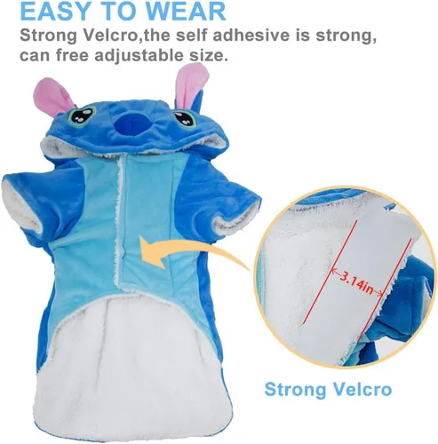 Vista 7 de Disfraz para Perro, Sudadera con Capucha para Perro Gimilife, Disfraz de Halloween para Perros Pijama de Navidad para Mascotas, Abrigo para Mascotas