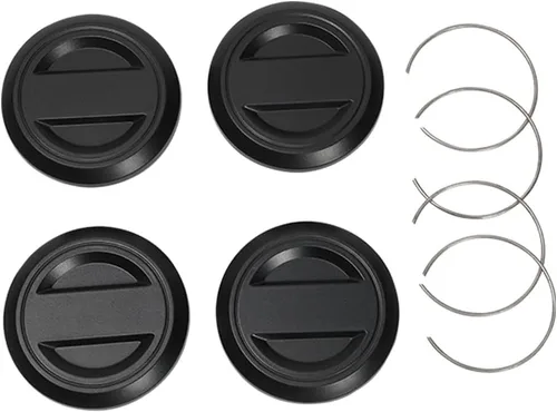 Vista 2 de 4 tapas centrales de rueda de buje compatibles con RZR 1000 XP Turbo XP4 17 18 19 20 21 2017 2018 2019 2020 2021, accesorios negros para llantas