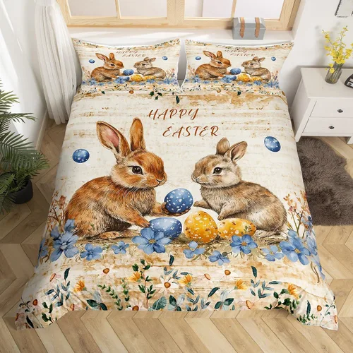 Vista 9 de Castle Fairy Juego de funda de edredón con estampado de guitarra, tamaño individual, juego de ropa de cama reversible con temática musical