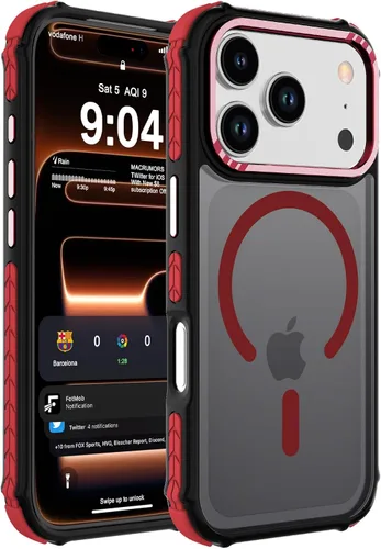 Vista 113 de DEERLAMN Funda Magnética Fuerte para iPhone Air 6.5 Pulgadas, [Compatible con Magsafe] [Protección contra caídas de grado militar] Funda protectora