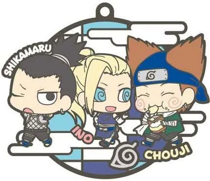 Vista 3 de Megahouse - Naruto Shippuden - Célula de tres hombres, mascota de goma Buddy-Colle (juego completo)