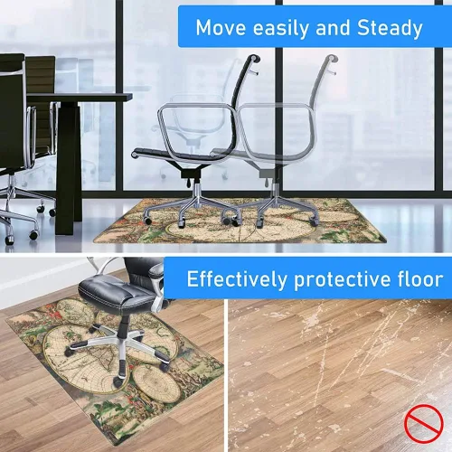 Vista 104 de Teal Hardwood Floor Desk Chair Mat, Painted Wood Board Horizontal Lines Birthdays Easter Holiday Print Backdrop Image, Protects Hardwood Floor Under