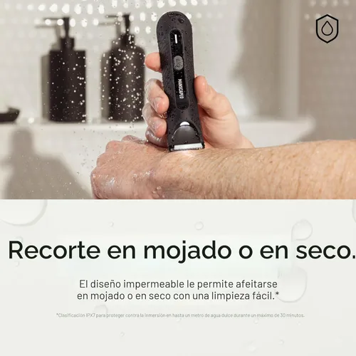 Vista 3 de MANSCAPED® The Lawn Mower® 3.0 Plus Recortadora de Vello de Ingle y Cuerpo – Cuchilla Recortadora SkinSafe® Actualizada, Recortadora Impermeable