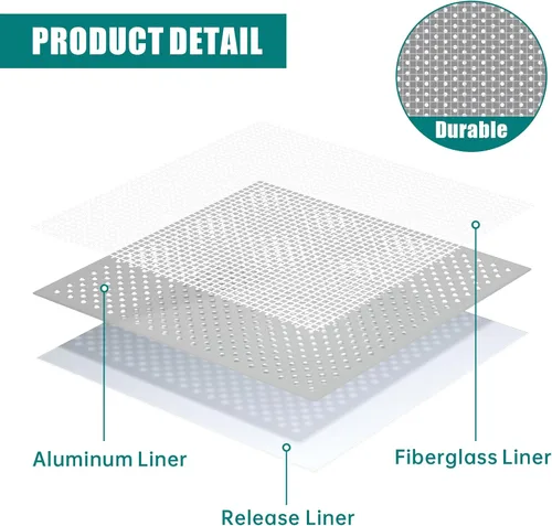 Vista 2 de 8 piezas de parche de paneles de yeso de 4 pulgadas, parches de reparación de pared, kit de reparación de agujeros de pared de yeso autoadhesivo