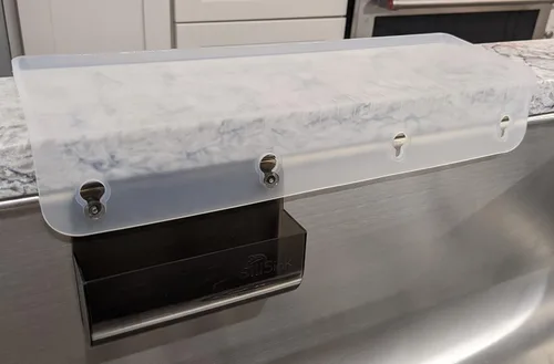 Vista 11 de SiliSink - Protector de borde de silicona para fregadero de cocina, se adapta a 3.75 a 4 pulgadas de ancho, el protector de bordes de silicona