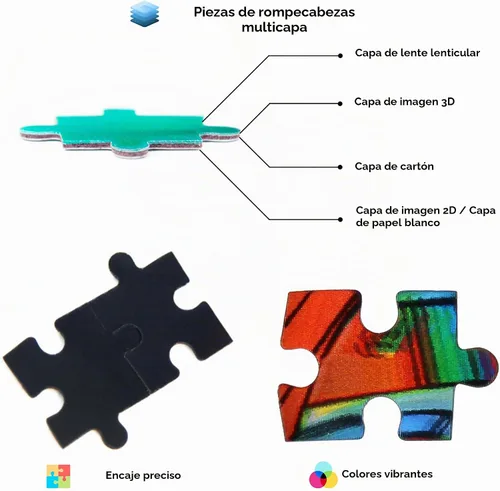 Vista 9 de Prime 3D Disney Frozen - Rompecabezas 3D de 200 piezas, 24 x 18