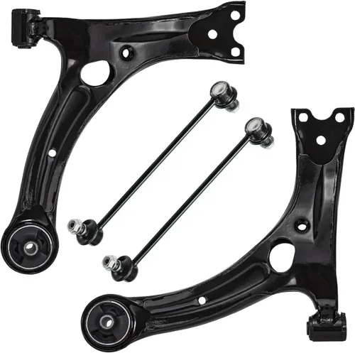 Vista 94 de Detroit Axle - Ejes de eje delantero izquierdo derecho CV + brazos de control delanteros inferiores de repuesto para Ford Focus 2000-2004 - Juego