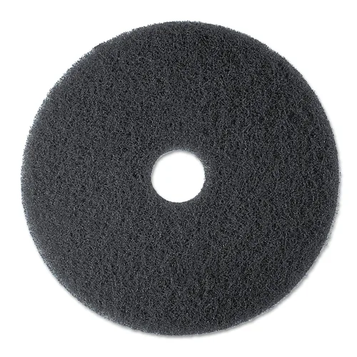 3M Black Stripper Pad 7200, almohadilla para el cuidado del piso de 13" (caja de 5)