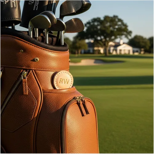 Vista 10 de Northwind Personalized Leather Golf Ball Markers (Set of 2) – Made in USA - Custom Monogrammed Full Grain Leather Ball Markers – Custom Golf