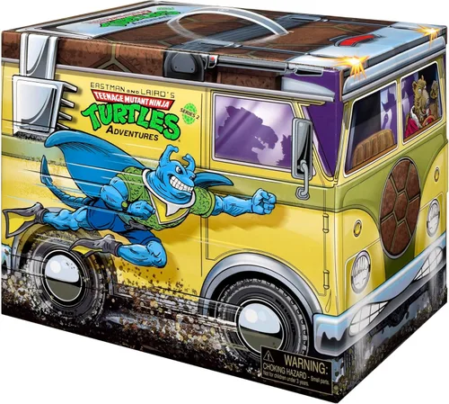 Vista 5 de PlayMates Teenage Mutant Ninja Turtles: Classic Adventure Heroes Collection Series 2 Juguetes - Exclusivo de Amazon