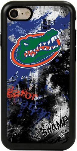 Vista 12 de Guard Dog NCAA - Funda híbrida para iPhone 7/8/SE Paulson Designs, color negro Marea carmesí de Alabama