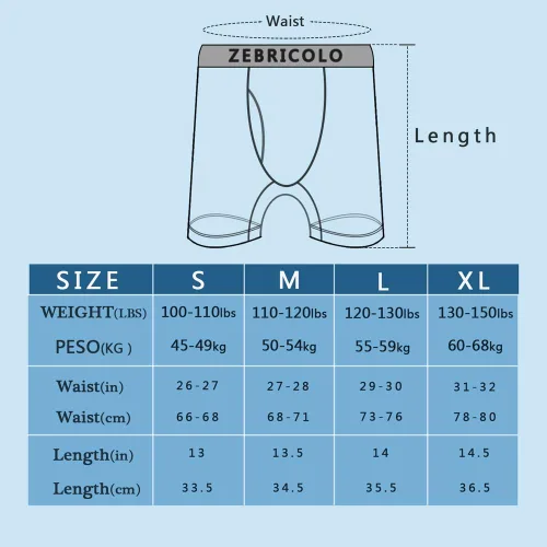 Vista 6 de men's boxer briefs, widen waistband, boxers for men, 100% Cotton, Mens Boxer Briefs, Moisture-Wicking,6-pack