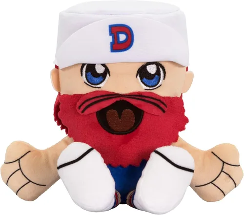 Vista 15 de Bleacher Creatures Atlanta Hawks Harry The Hawk Mascot Kuricha Sentado de Felpa - Suave Mascota Inspirada en Chibi