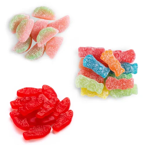 Vista 5 de SOUR PATCH KIDS & SWEDISH FISH Paquete de variedad de dulces suaves y masticables - 18 paquetes individuales de refrigerios