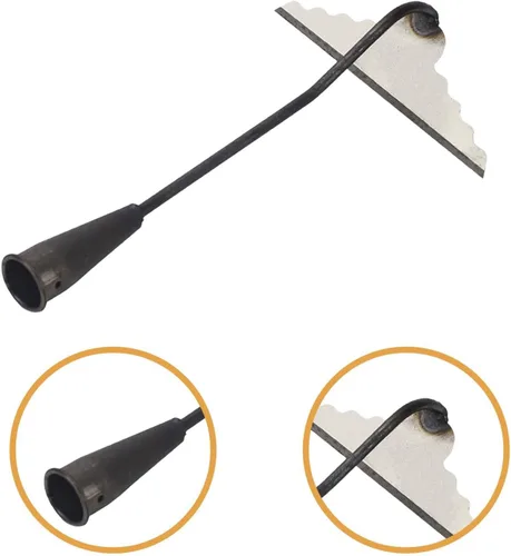 Vista 5 de Generic Garden Hoe Head Handheld Hoe Steel Portable Multipurpose Manual Weeder Gardening Tool for Digging Planting Weeding