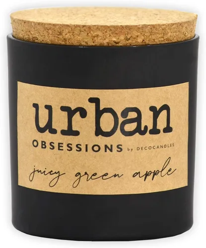 Vista 10 de Conceptos Urbanos de DECOCANDLES - Manzana Canela - Vela de soya altamente perfumada - Larga duración - vertida a mano en Estados Unidos (6 Oz.)