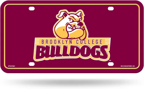 Vista 52 de NCAA etiqueta de metal para auto, negro