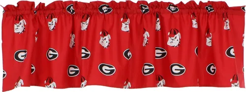 Vista 31 de College Covers Everything Comfy Arkansas Razorbacks - Cenefa de cortina estampada - 84 x 15 pulgadas