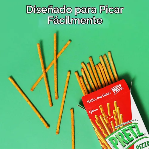 Vista 5 de Glico Pretz Crema agria y cebolla, 1.09 oz (paquete de 10)