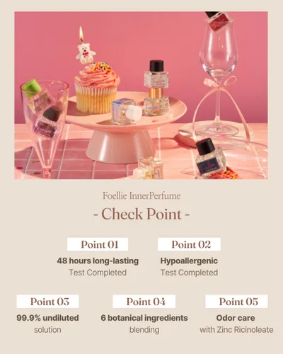 Vista 6 de Foellie Eau de Noir Ropa Interior Perfume, 0.169 fl oz (0.2 fl oz)