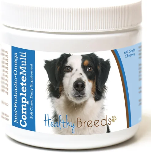 Vista 39 de Healthy Breeds Cavalier King Charles Spaniel - Multivitamínico todo en uno, completo con probióticos, glucosamina, condroitina y omegas, 60