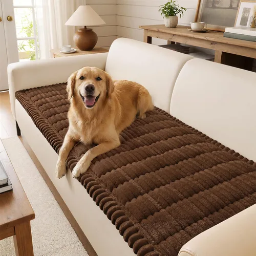 Vista 12 de decorUhome Funda de sofá mullida para mascotas, funda de sofá antideslizante para brazo de sofá, protector de sofá suave y grueso, fundas de sofá