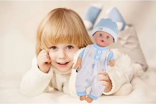 Vista 8 de 9 juegos para muñecas de bebé con vida de 9-10-11 pulgadas, vestido recién nacido, trajes de ropa con accesorio de cocina