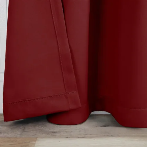 Vista 19 de BLUENILEMILLS Paneles de cortinas opacas para oscurecer la habitación con bolsillo para barra/pestañas traseras, cortinas perfectas para ventanas