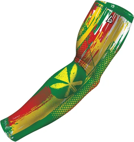Vista 40 de B-Driven Premium Pro-Fit Sports - Manga de compresión para brazo (individual) con diseños patrióticos, mangas para brazo de béisbol, hombres