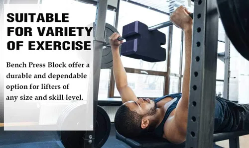 Vista 2 de Tableros de bloques de prensa de banca, tabla de banco ajustable de 2 a 5, accesorios de entrenamiento de gimnasio en casa para aumentar tu prensa