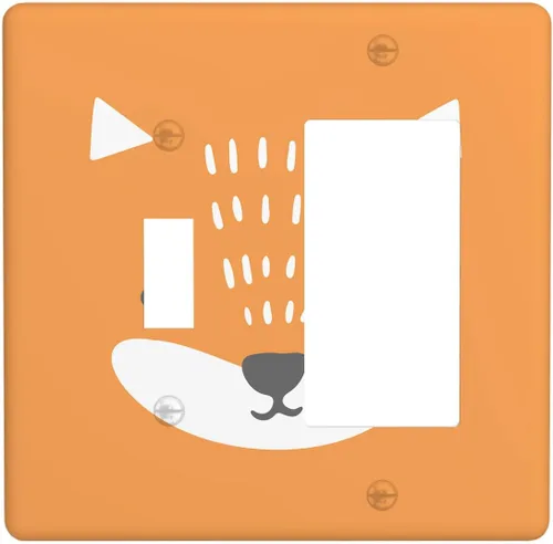 Vista 55 de Lindo Koala - Placa de interruptor de luz de 1 banda, placa de pared basculante individual, placa decorativa eléctrica GFCI para decoración