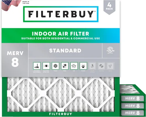 Vista 11 de Filterbuy Filtro de aire 6x10x1 MERV 8 Defensa contra el polvo y la alergia