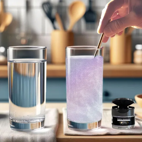 Vista 136 de Brew Glitter - Purpurina comestible rosa claro para bebidas, cócteles, cerveza y bebidas 1 frasco de 4g