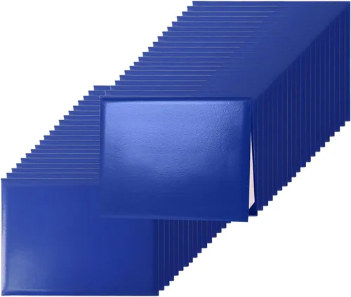 Vista 14 de Funda para diploma de 8.5 x 11 pulgadas, apertura vertical, cubierta para certificado de graduación, cubierta acolchada de cuero liso, tamaño carta