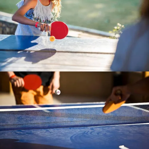 Vista 7 de DOUBLE FISH Pelotas de ping pong – Pelotas de tenis de mesa de 3 estrellas blancas y naranjas – Pelotas de alto rendimiento V40+ ABS Pelota
