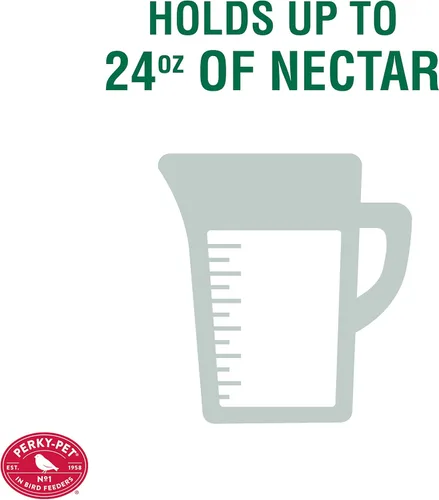 Vista 5 de Perky-Pet 8119-2 - Alimentador de colibrí con forma de botella, estilo antiguo y de color rojo