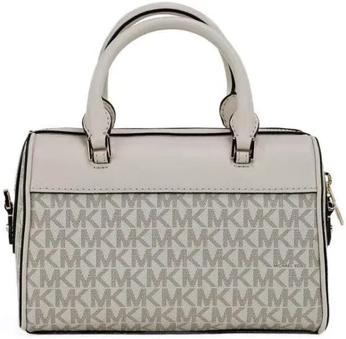 Vista 2 de Michael Kors Bolsa de viaje extra pequeña de piel y lona recubierta