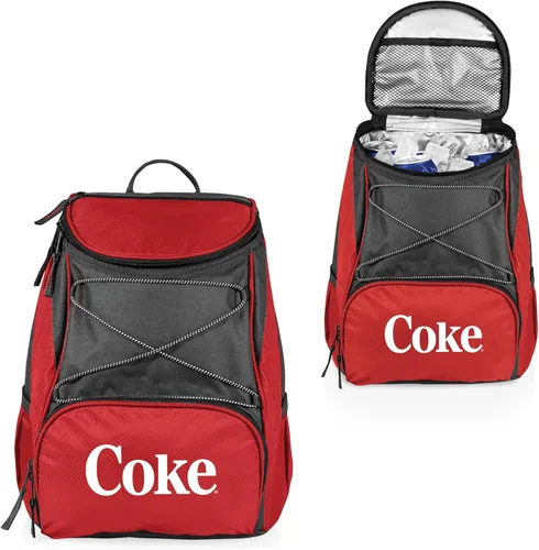 Vista 2 de ONIVA – a Picnic Time Brand Coca-Cola PTX mochila enfriadora, mochila térmica suave, bolsa de almuerzo aislada