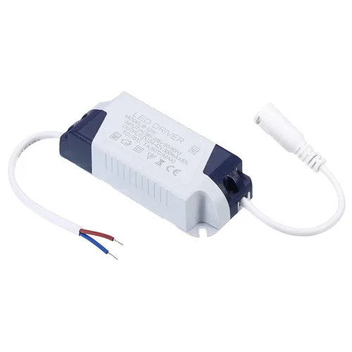 PATIKIL 8-12W 300mA LED Driver, 2pcs AC 85-265V Salida 24-42V DC Conector hembra Constante corriente rectificador transformador fuente de