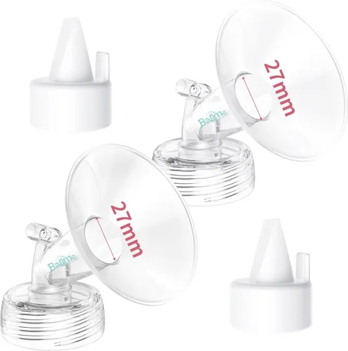 Vista 8 de Piezas de repuesto Spectra de brida de boca ancha de 0.945 in para S1 S2, piezas de repuesto de bomba Spectra sin BPA, perfectas para madres