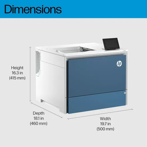 Vista 3 de HP Impresora Color LaserJet Enterprise 6701dn, mejor para negocios, (58M42A)
