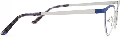 Vista 4 de Zeelool Gafas de bloqueo de luz azul ojo de gato de metal para mujer Sydney FM0125