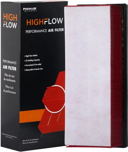 HIGHFLOW PA4622X - Filtro de aire desechable de alto rendimiento para motor | Compatible con Volkswagen Tiguan 2009-2017, Jetta 2008-2018, Passat