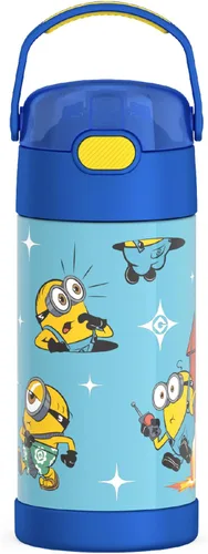 Vista 63 de THERMOS FUNTAINER Botella de agua con pajita, 12 onzas, Avengers